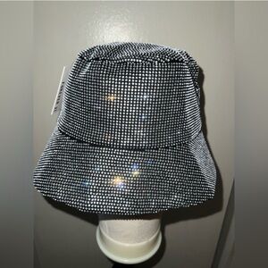 Sparkling Silver Bucket Hat